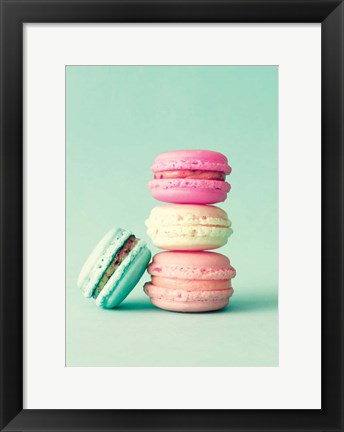 Framed French Macarons Print