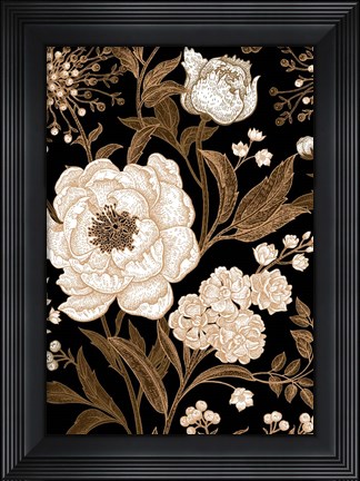 Framed Golden Rose Print