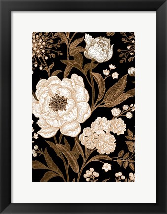 Framed Golden Rose Print