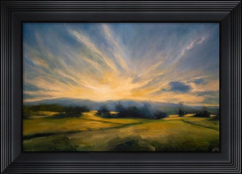 Framed Maine Morning Print