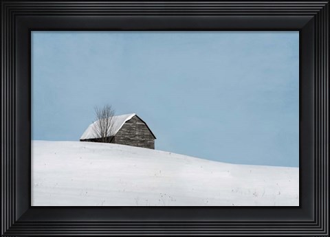 Framed Minimalist Barn Print