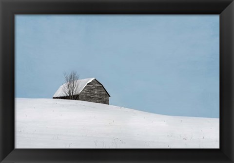 Framed Minimalist Barn Print