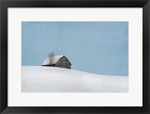 Framed Minimalist Barn Print