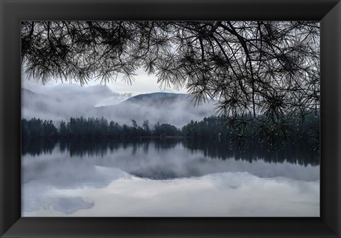 Framed Rainy Day Cooper Lake Print