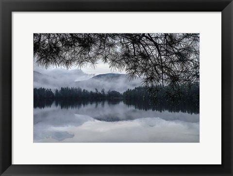 Framed Rainy Day Cooper Lake Print