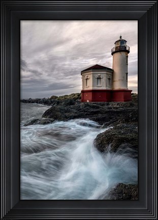 Framed Lighthouse Panel Print