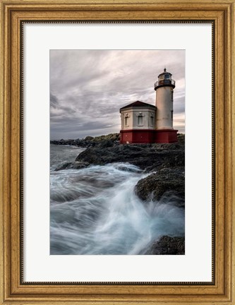 Framed Lighthouse Panel Print