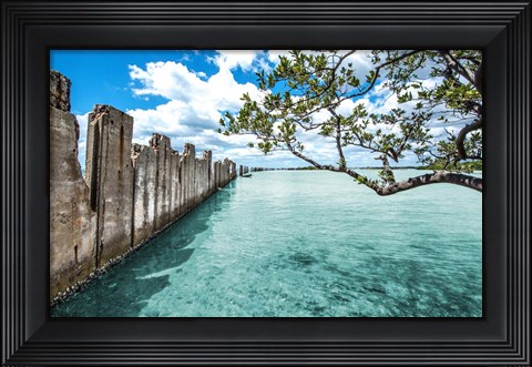 Framed Crystal Clear Paradise Print
