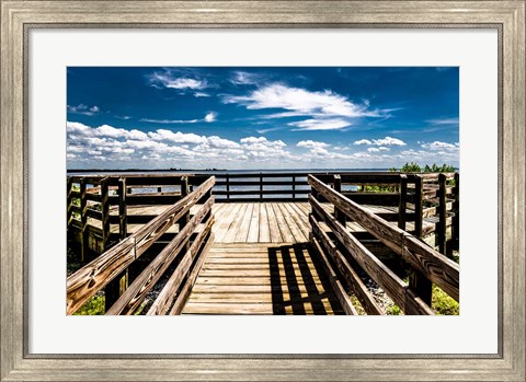 Framed Boardwalk To the Sky Print