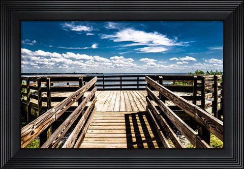 Framed Boardwalk To the Sky Print