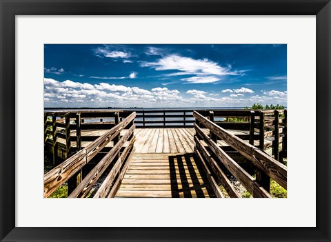 Framed Boardwalk To the Sky Print