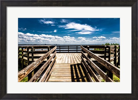 Framed Boardwalk To the Sky Print