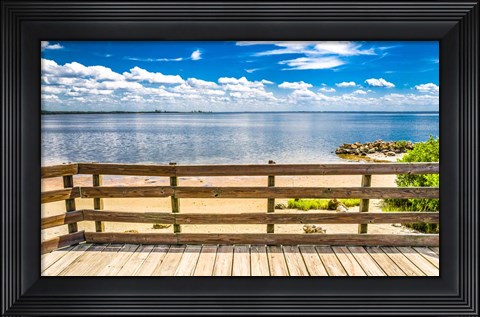 Framed Ocean Overlook Print