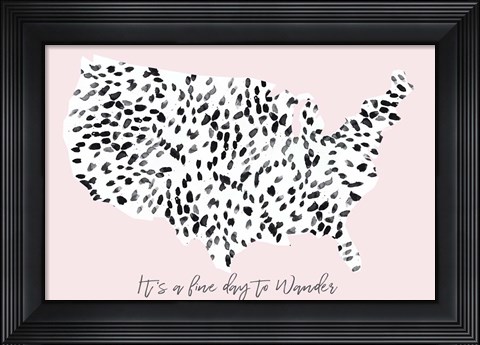 Framed It&#39;s a Fine Day to Wander Print