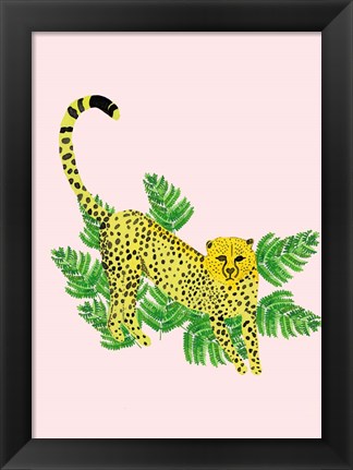 Framed Cheetah On The Lookout I Print