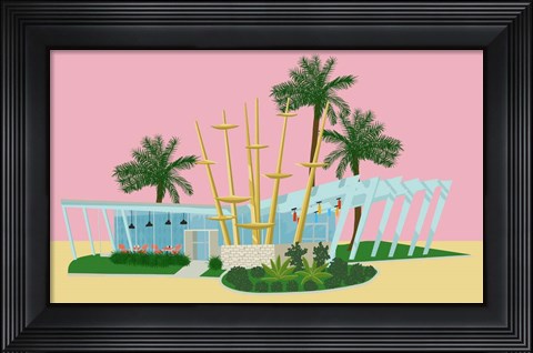Framed 80&#39;s Style Print