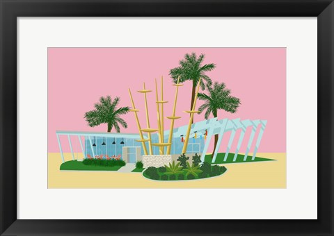 Framed 80&#39;s Style Print