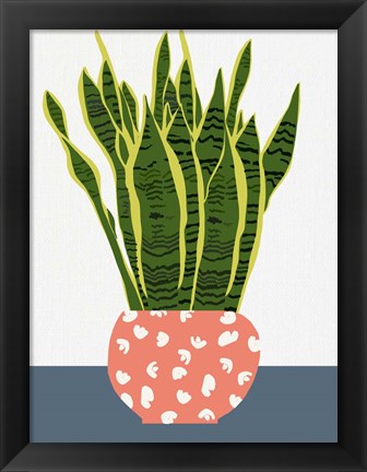 Framed Potted Plant Print