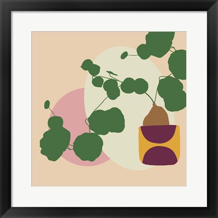 Framed Mod Potted Plant 1I Print