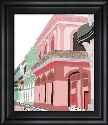 Framed Mid Town Print