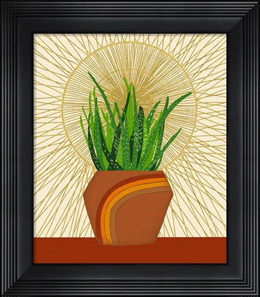 Framed Snake Plant Print