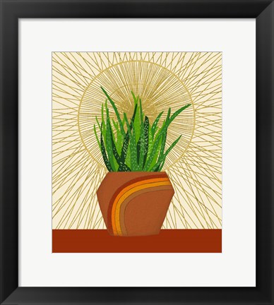 Framed Snake Plant Print