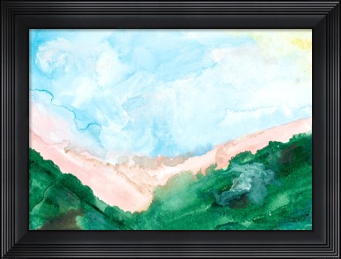 Framed Washed Landscape Print