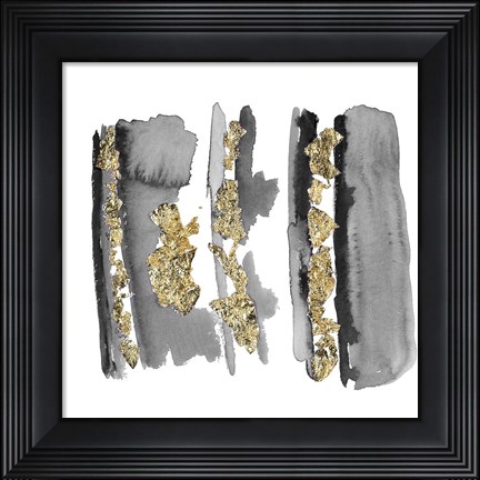 Framed Grey Flake Print