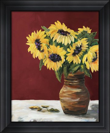 Framed Sunflowers Print