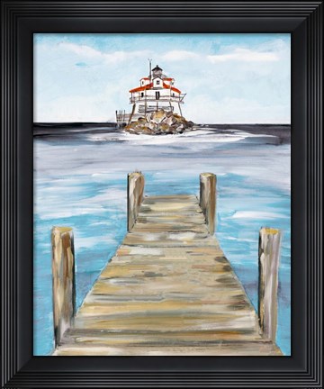 Framed Dock View Print