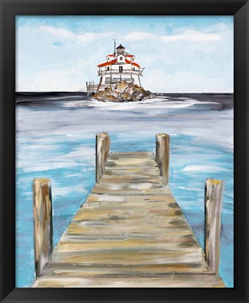 Framed Dock View Print