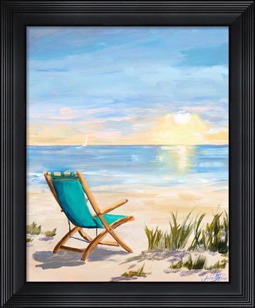 Framed Sling Back Sunset Print
