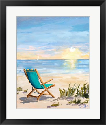 Framed Sling Back Sunset Print