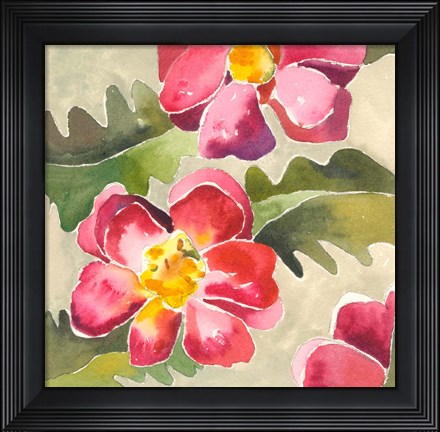 Framed Warm Blooms Print