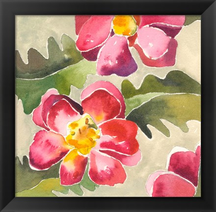 Framed Warm Blooms Print