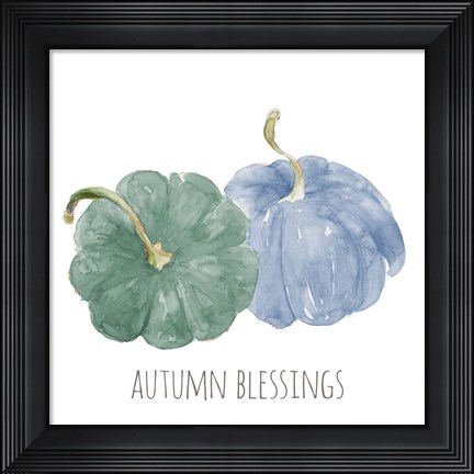 Framed Autumn Blessings Print