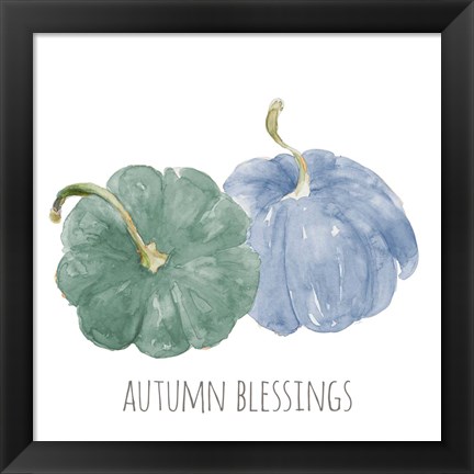 Framed Autumn Blessings Print