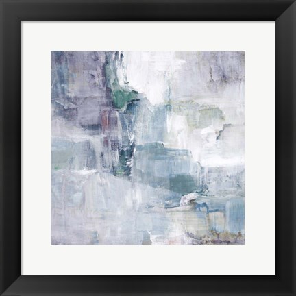 Framed Blue Scenario III Print
