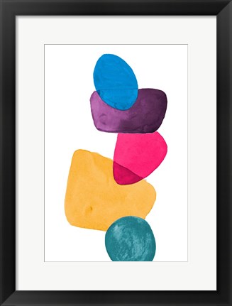 Framed Colorful Head Over Heels Print