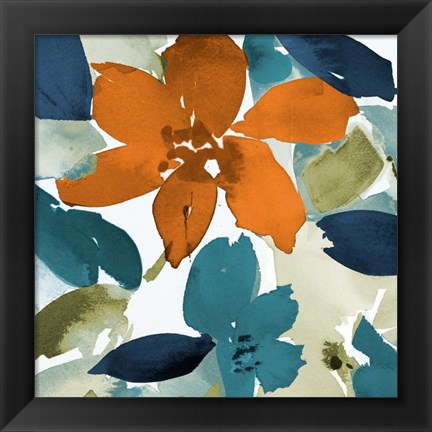 Framed Contemporary Blooms Print