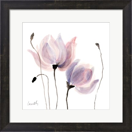 Framed Floral Sway III Print