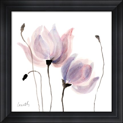Framed Floral Sway III Print
