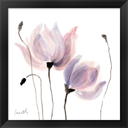 Framed Floral Sway III Print