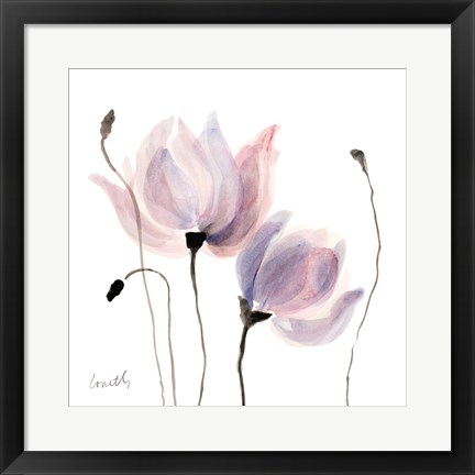 Framed Floral Sway III Print