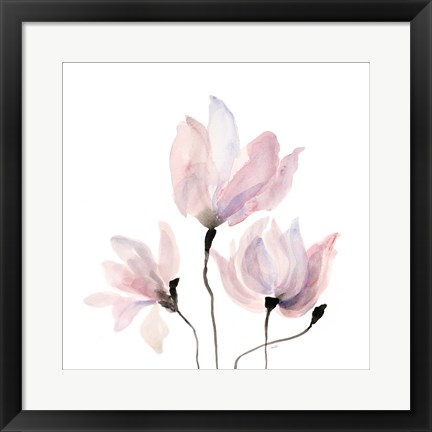 Framed Floral Sway IV Print