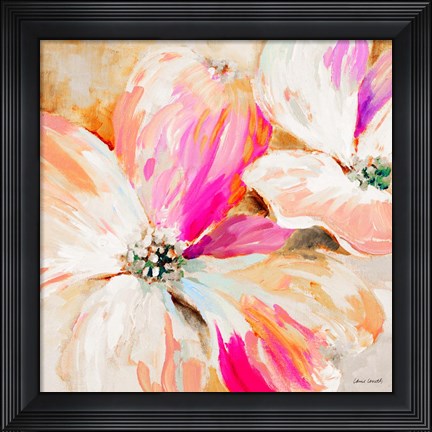 Framed Flower Pop Song I Print
