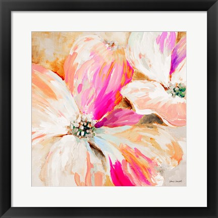 Framed Flower Pop Song I Print