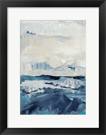 Framed Freedom of the Blue Sea II Print