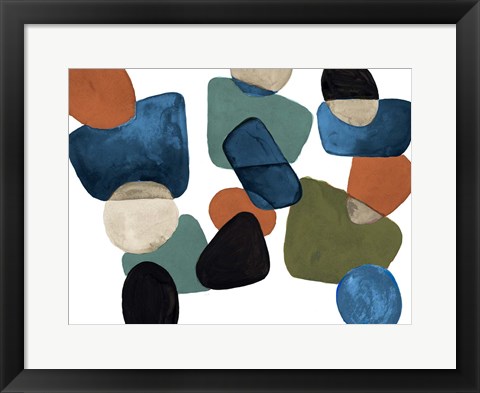 Framed Head Over Heels Abstract Print