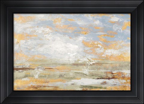 Framed Morning Mood with Gold Print